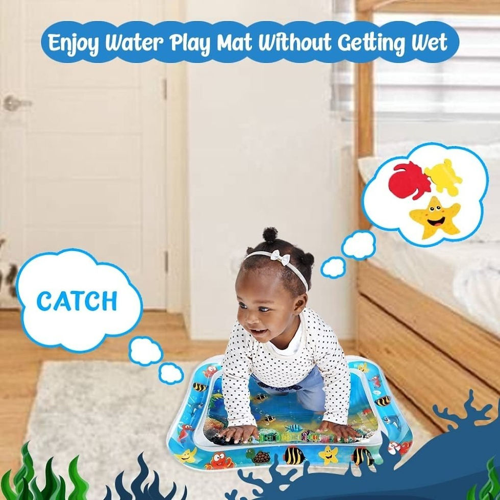 Thumbnail: Tummy time Baby Play Water Mat slapped