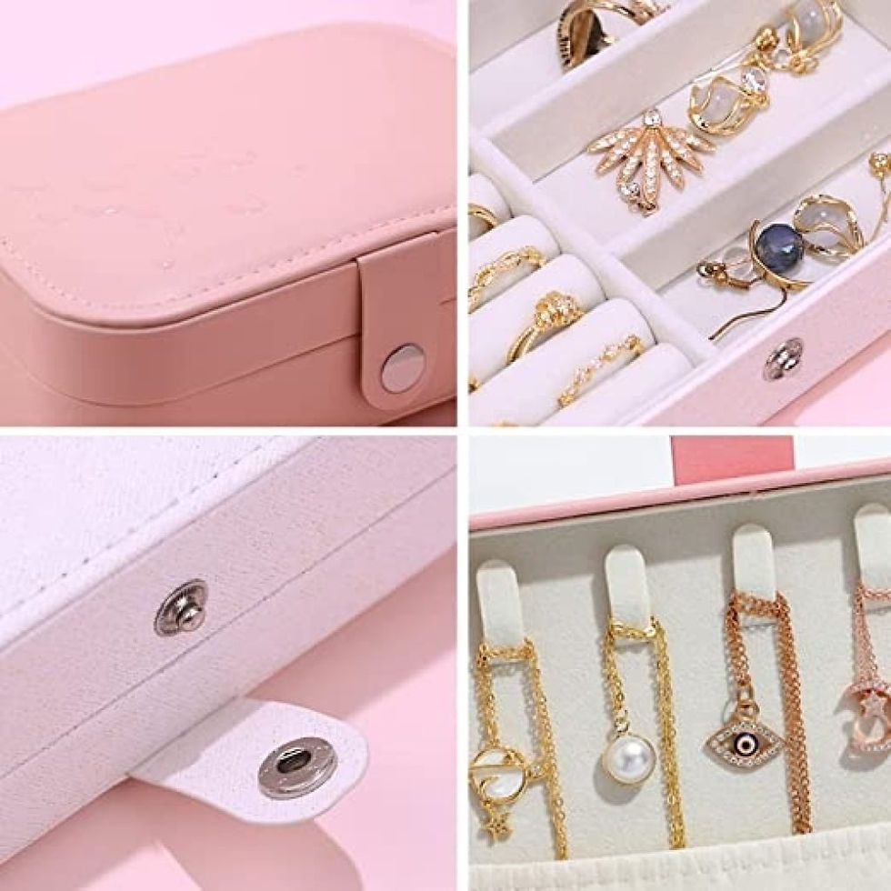 Thumbnail: PU Big Jewellery Box Jewelry Organiser
