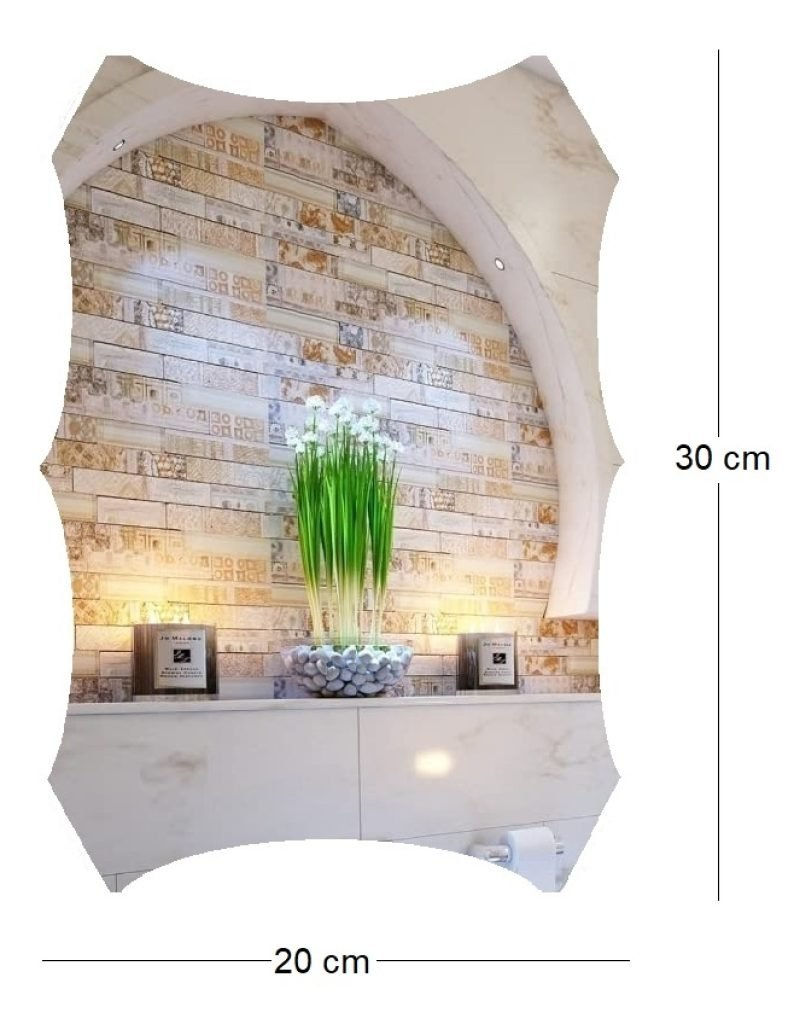 Thumbnail: 30 x 20 cm Square mirror