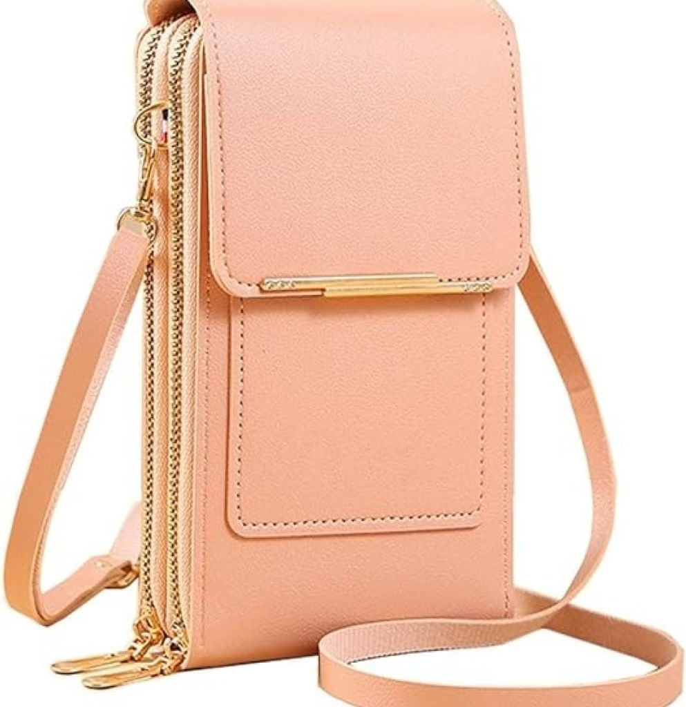 Leather Shoulder Bag Mobile Purse