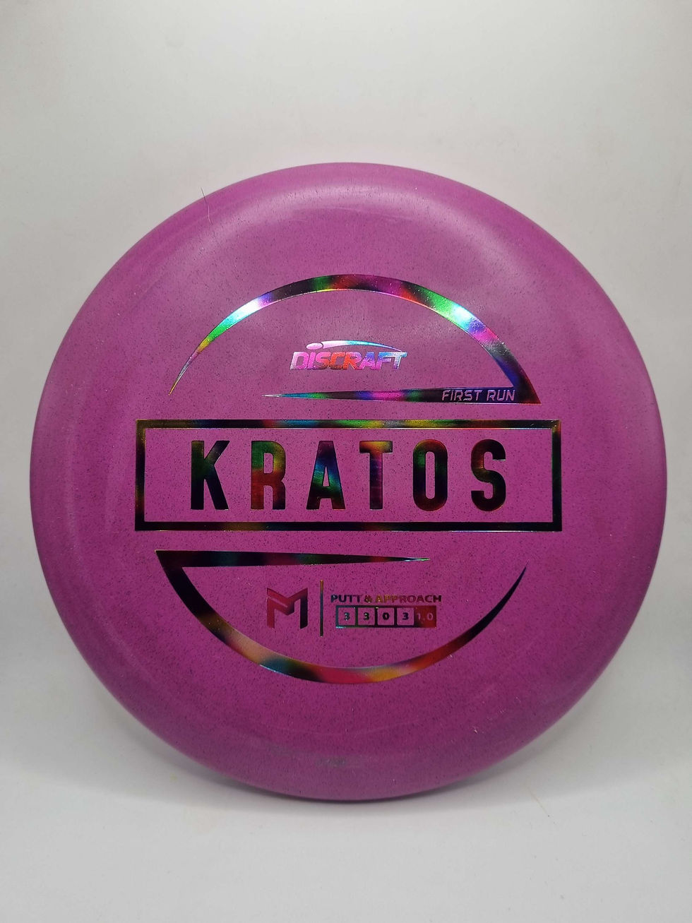 Thumbnail: Kratos First Run Rubber Blend - Paul McBeth ~ 3, 3, 0, 3