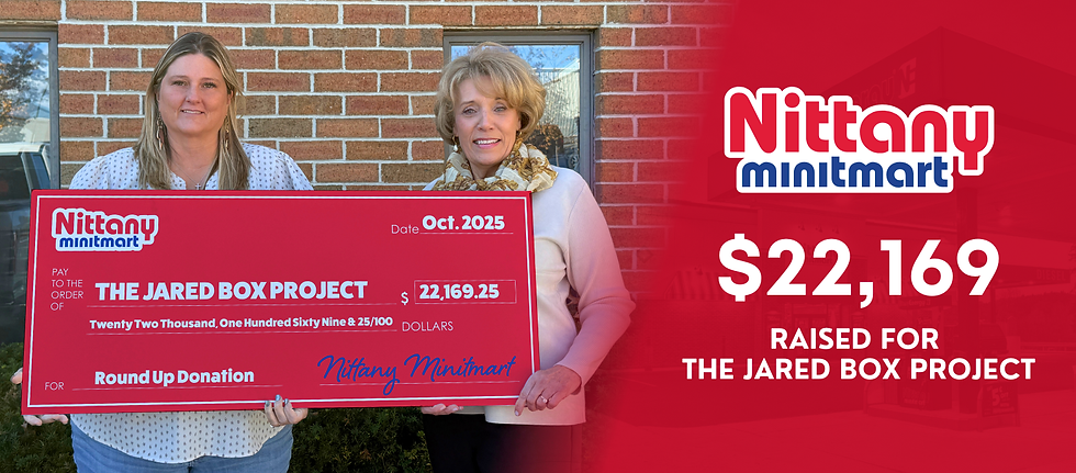 Nittany MinitMart Raises Over $22,000 for The Jared Box Project