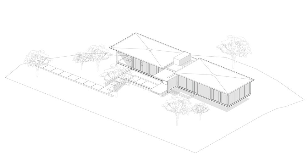 Casa H Isometric by Origen Architecture