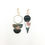 Miniature : Boucles d'oreilles dépareillées