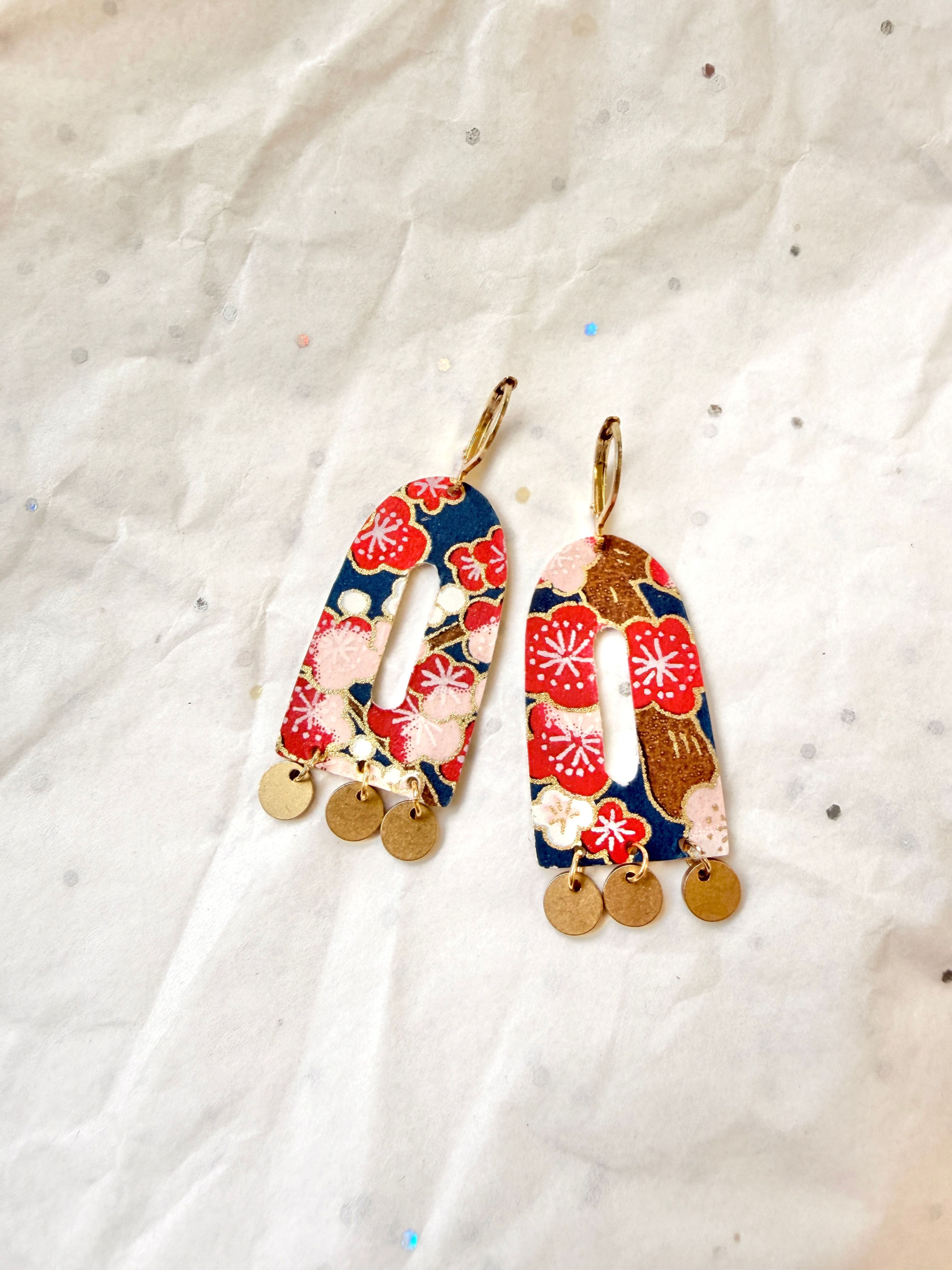 Boucles pampille 2, lot de 6