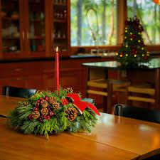 A Christmas centerpiece
