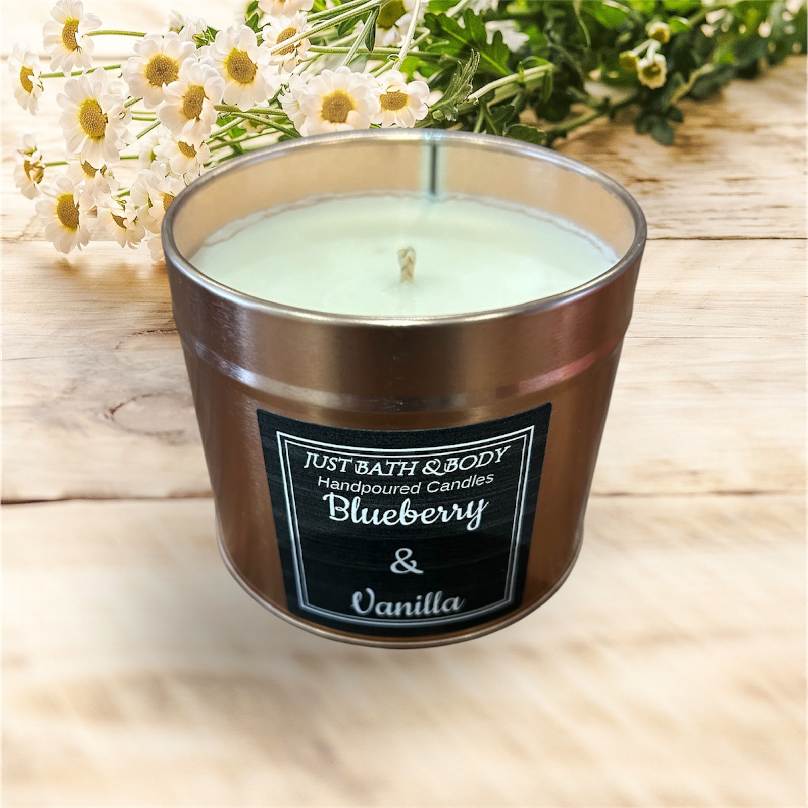 Blueberry & Vanilla Scented Candle