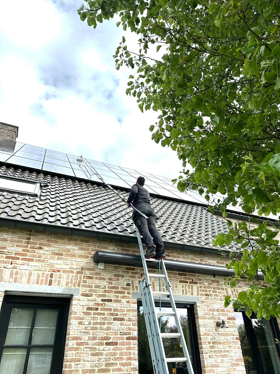 Reinigen van zonnepanelen