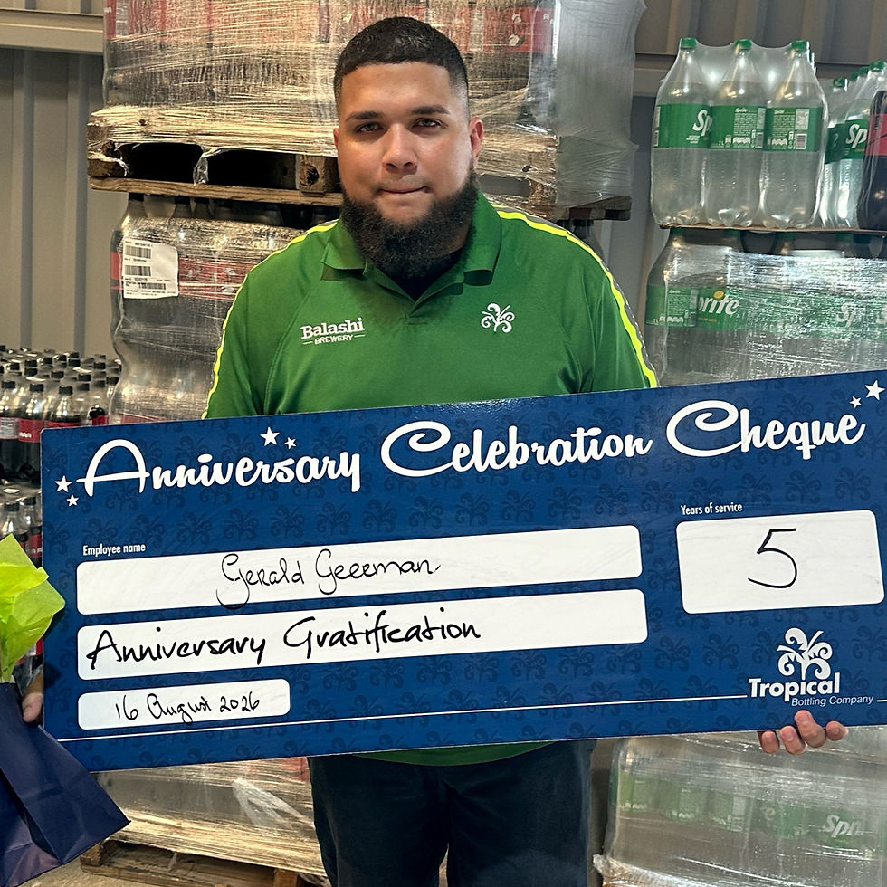 Gerald, congratulations on your 5 years of service!