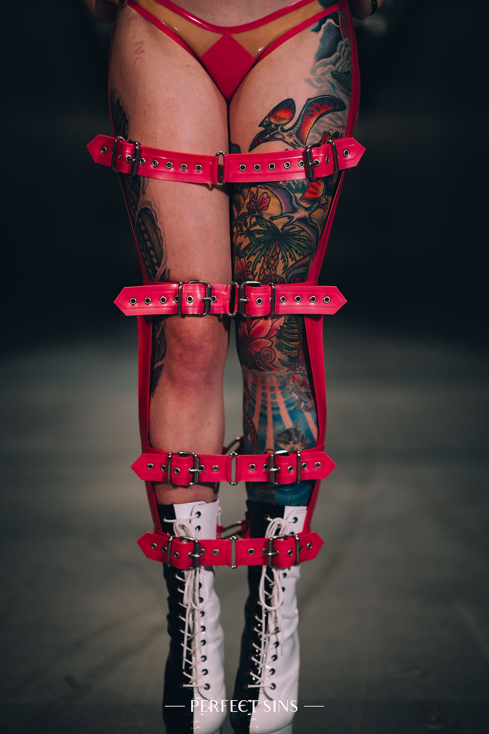 Thumbnail: Buckle-up strap dress