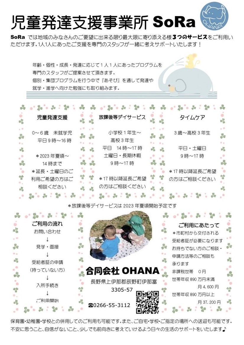 SoRaサービス情報
