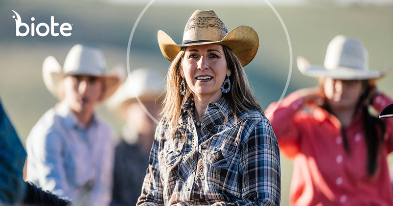 Woman in the country gets Biote Hormone Optimization