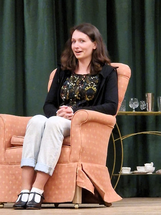 Blithe Spirit rehearsal photo