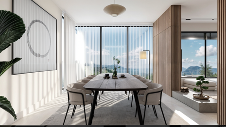 Dining designed by Adham consultancy