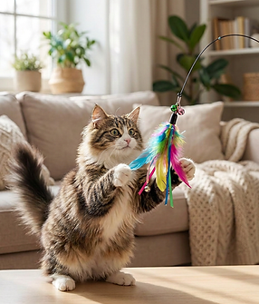 Interactive Plush Cat Toy – Engaging Indoor Playtime