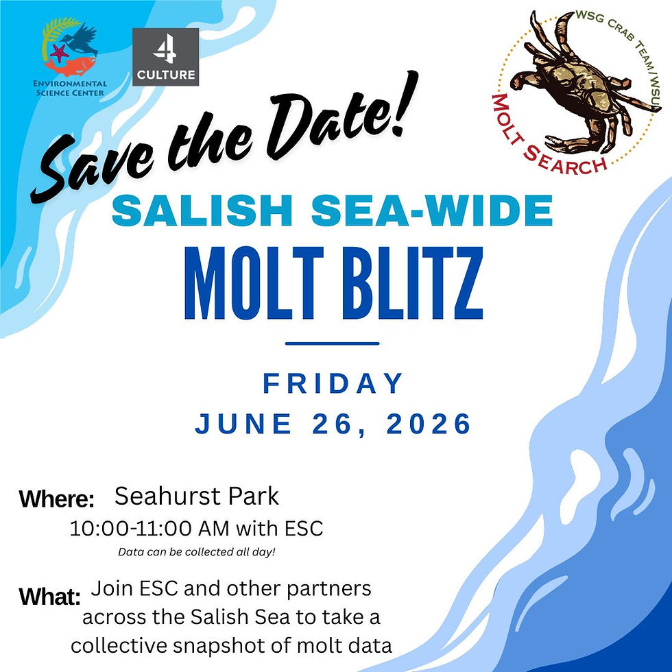 Green Crab Molt Search Blitz