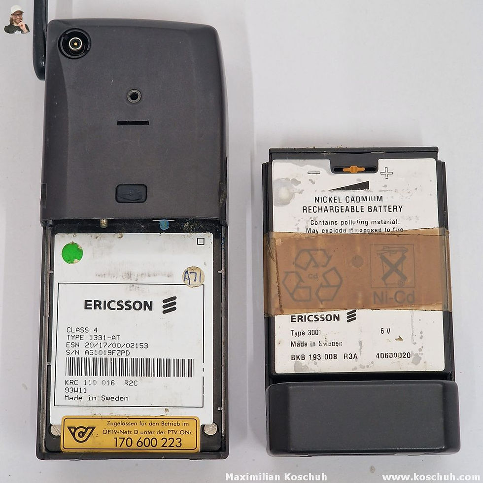 Miniaturbild: Schrack EH97 HOTLINE Ericsson 1331-AT D-Netz Handy Mobiltelefon Cellphone