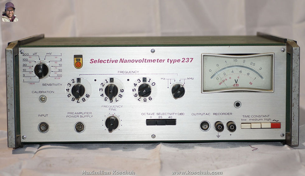 UNIPAN 237 Selective Nanovoltmeter Voltmeter nV