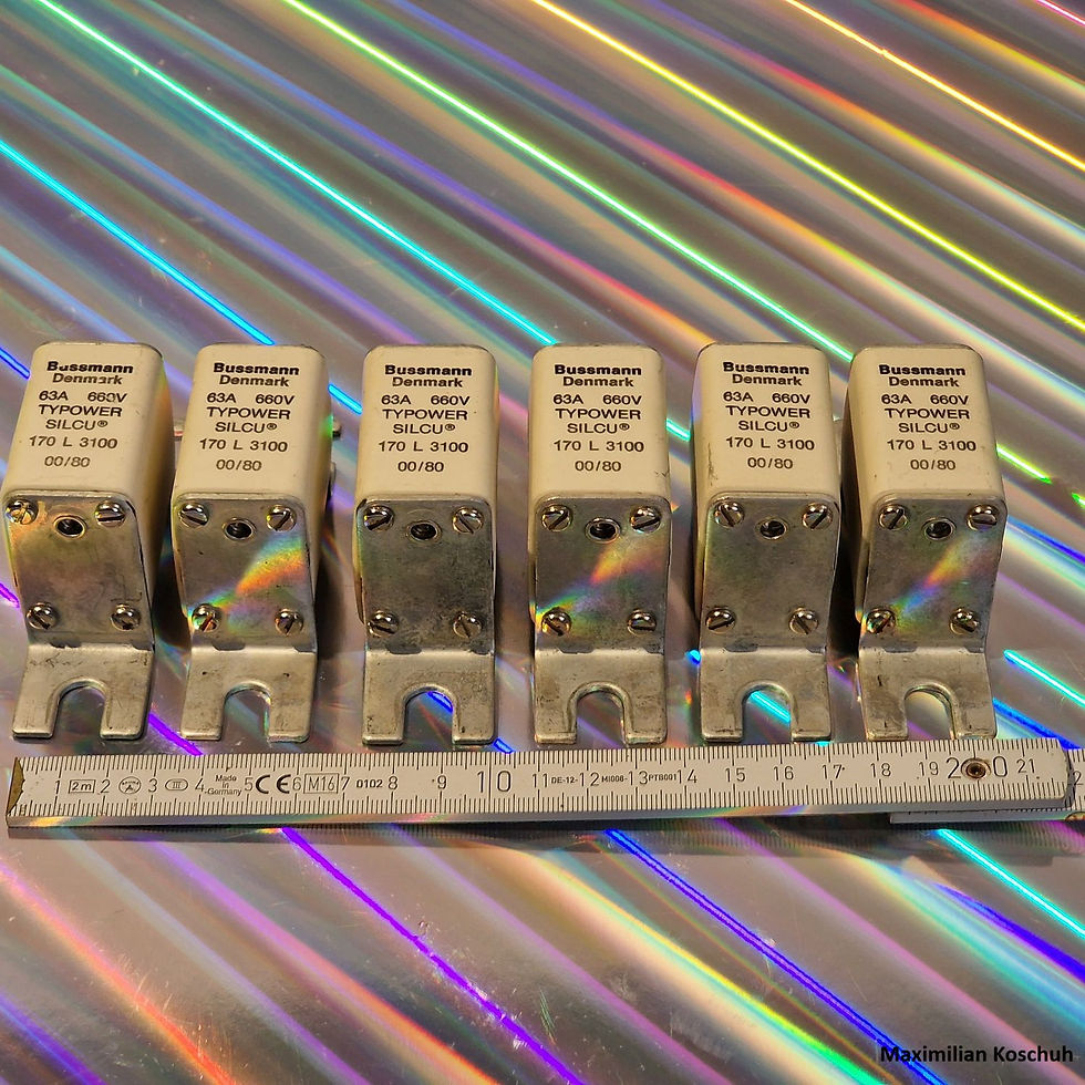 Miniaturbild: Bussmann 63A 660V Typower Silcu® 170L3100 Sicherung Fuse Type 170 L 3100