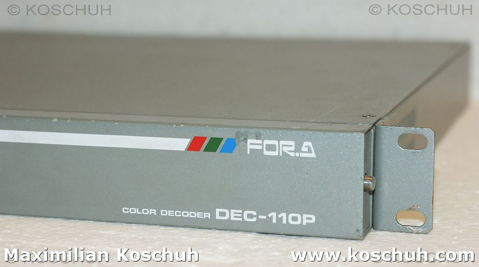 FOR.A FORA DEC-110p RGB PAL Video Color Decoder