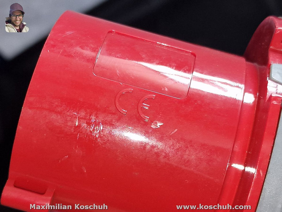Miniaturbild: Menneckes 1235A 63A 6h CEE Stecker Kabelstecker Drehstrom 400V 380V 3-Phasen