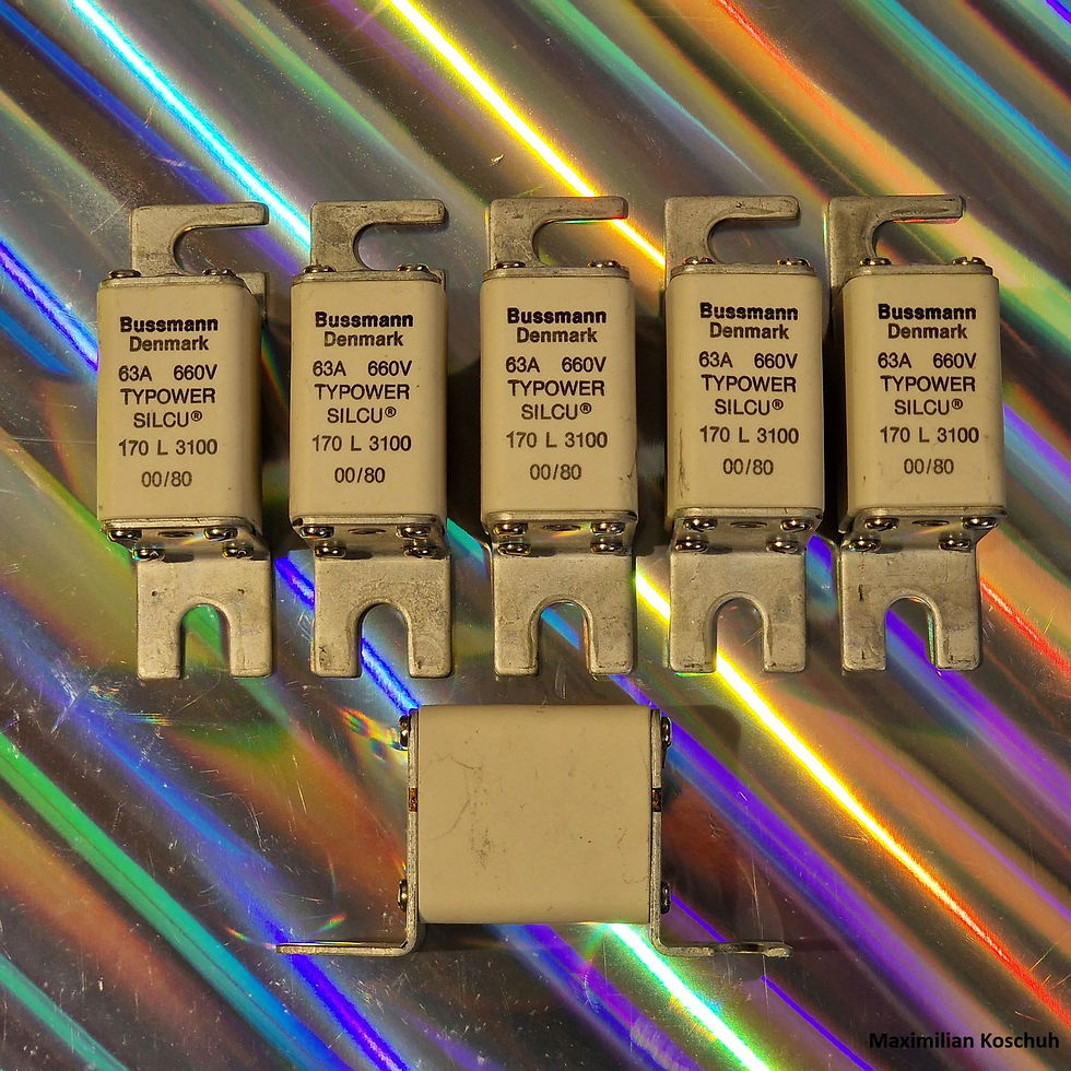 Miniaturbild: Bussmann 63A 660V Typower Silcu® 170L3100 Sicherung Fuse Type 170 L 3100