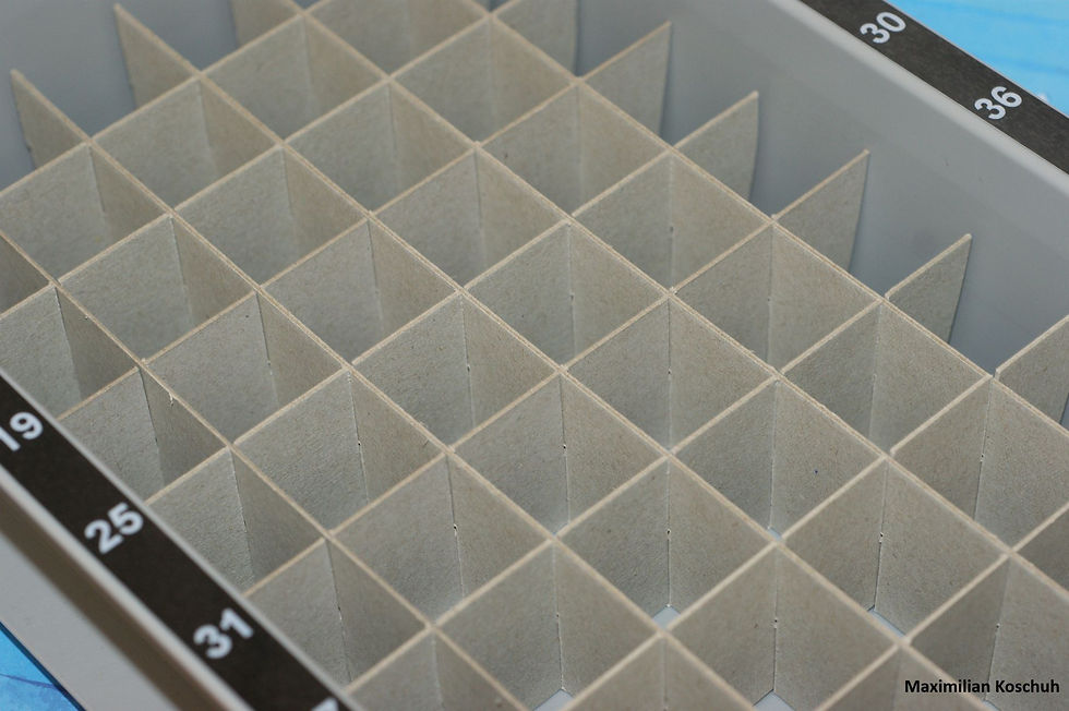 Miniaturbild: Röhrenkiste Gitterbox Tube-Organizer Sortierhilfe Unterteilung Röhrensammlung
