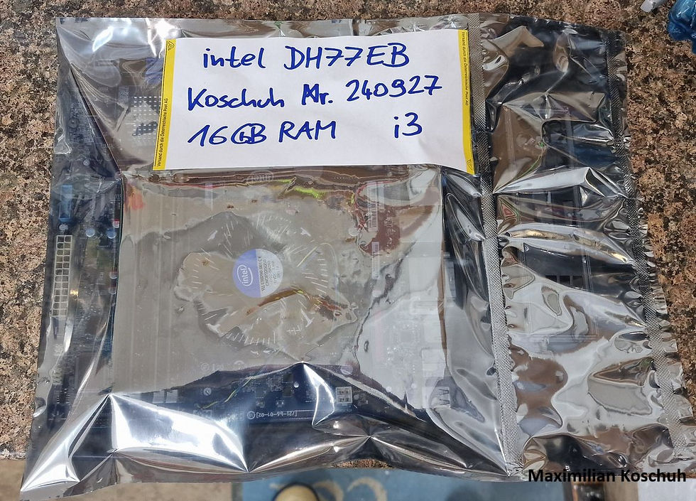 Miniaturbild: Intel® DH77EB Computer-Mainboard Motherboard 16GB RAM and i3-3220T CPU Processor