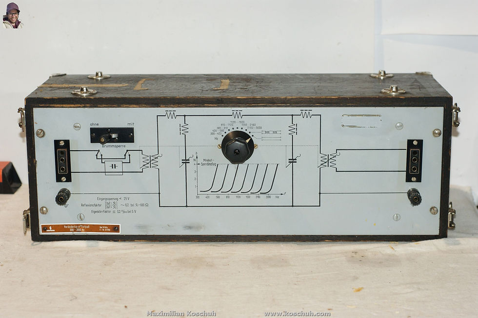 Siemens Rel3F61b NF Audio Tiefpass Low Pass Filter Serial F.-Nr.9-1700