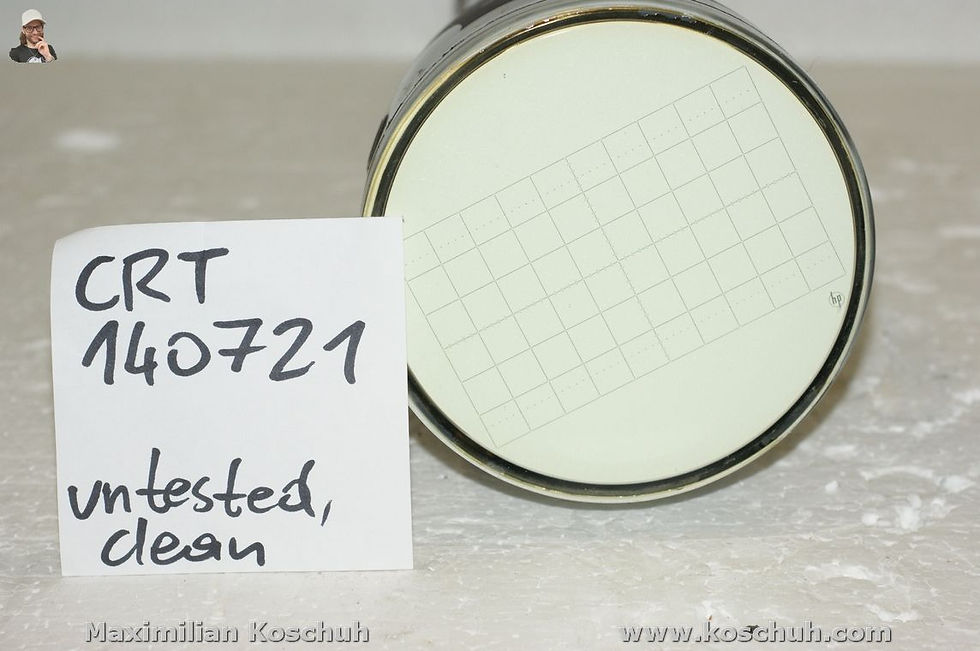 Miniaturbild: Hewlett Packard HP 5083-0552  CRT Cathode Ray Tube Osziröhre Serial 49282