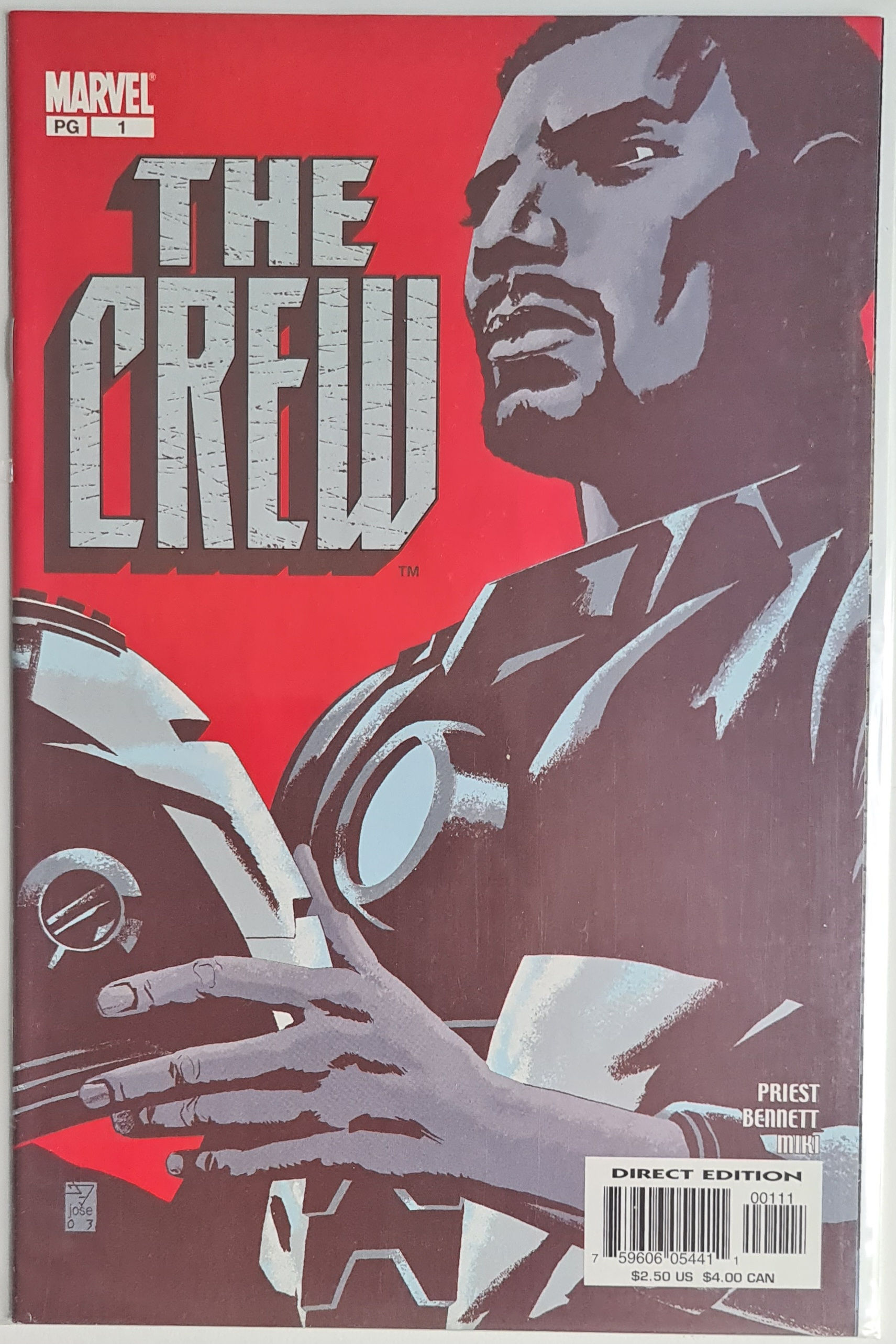 Crew, The #1 of 7 (07/2003) 1st app of Josiah X, later becomes Justice - NM