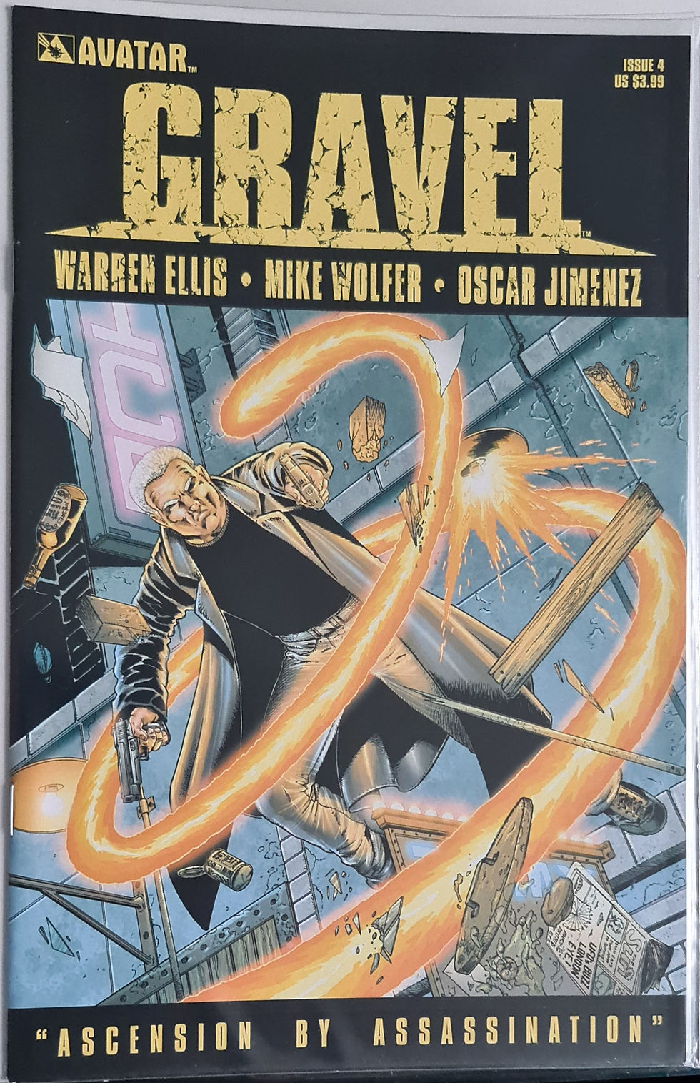 Gravel #4 (05/2008) Warren Ellis, Mike Wolfer & Oscar Jimenez - NM - Avatar