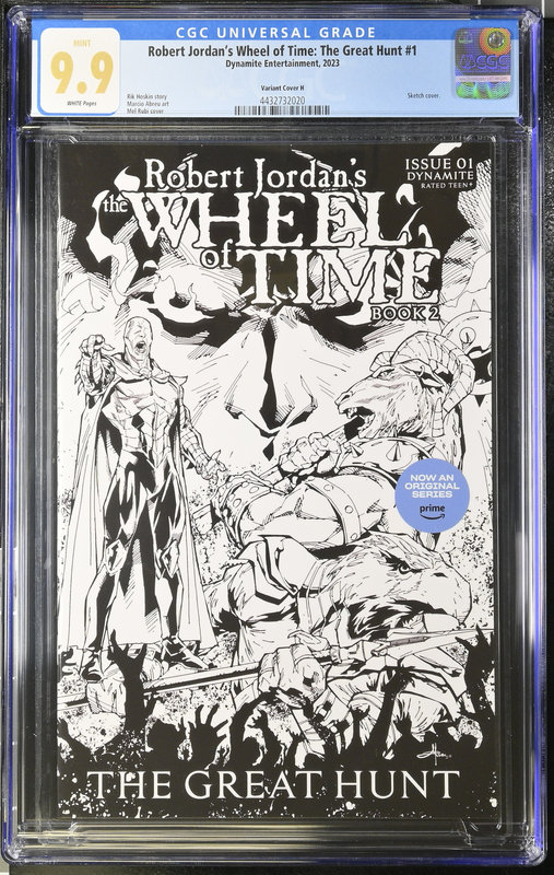Wheel of Time: Great Hunt #1 (01/2023) - DF Rubi Sketch Art Ltd to 100 CGC 9.9