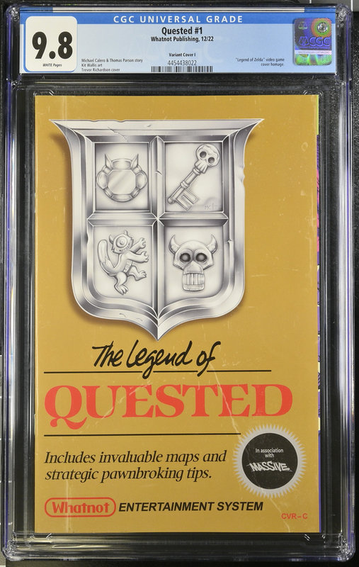 Quested #1 (12/2022) - Legend of Zelda video game homage CGC 9.8 - WhatNot