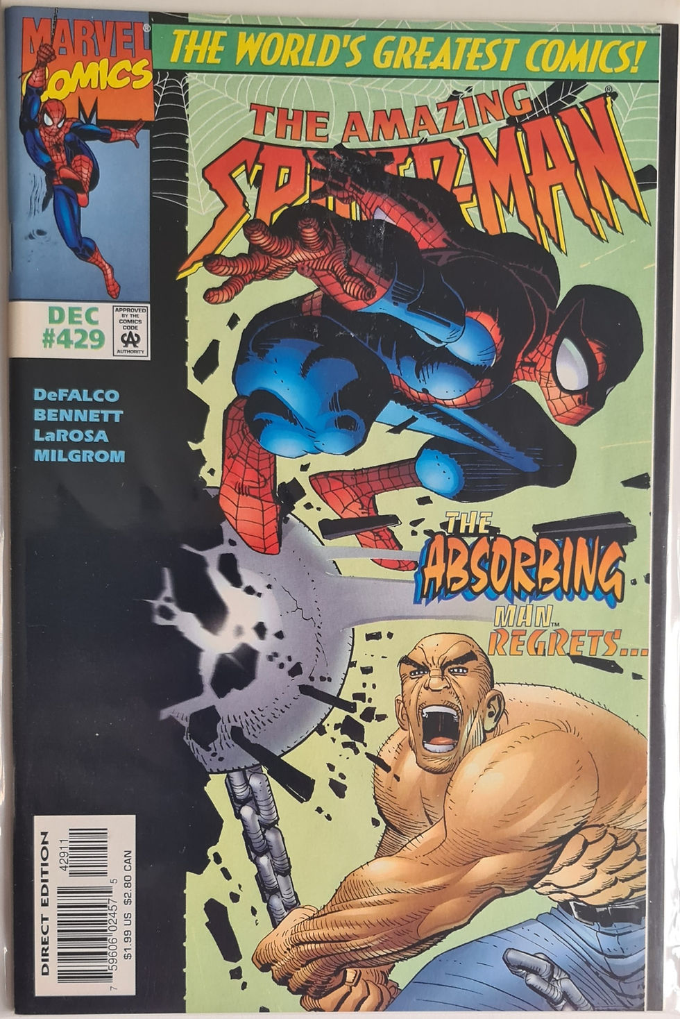 Amazing Spider-Man #429 - Vol. 1 (12/1997) - Direct Edition NM - Marvel