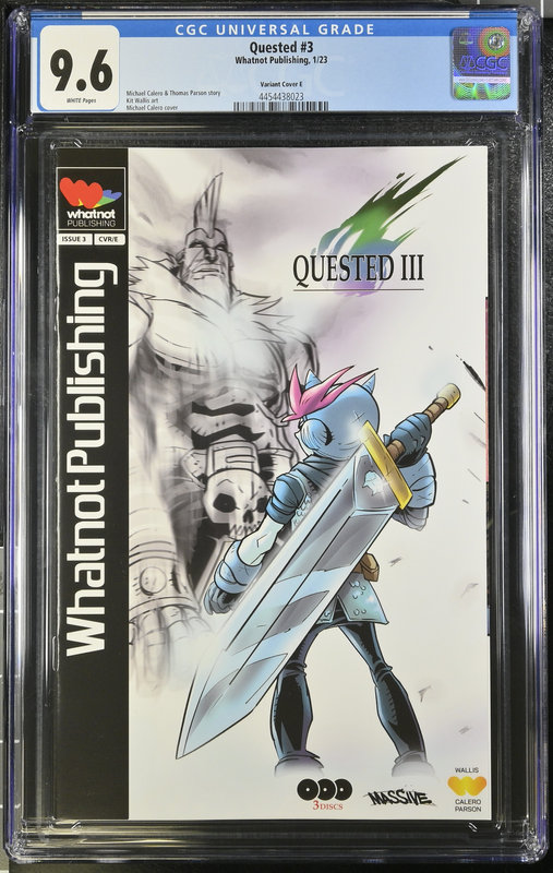 Quested #3 (01/2023) - 1:10 RI FF7 Final Fantasy 7 video game homage CGC 9.6