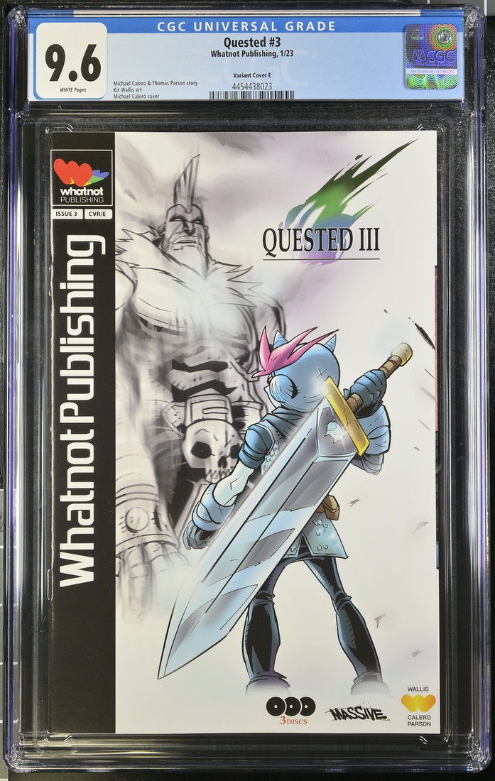 Quested #3 (01/2023) - 1:10 RI FF7 Final Fantasy 7 video game homage CGC 9.6