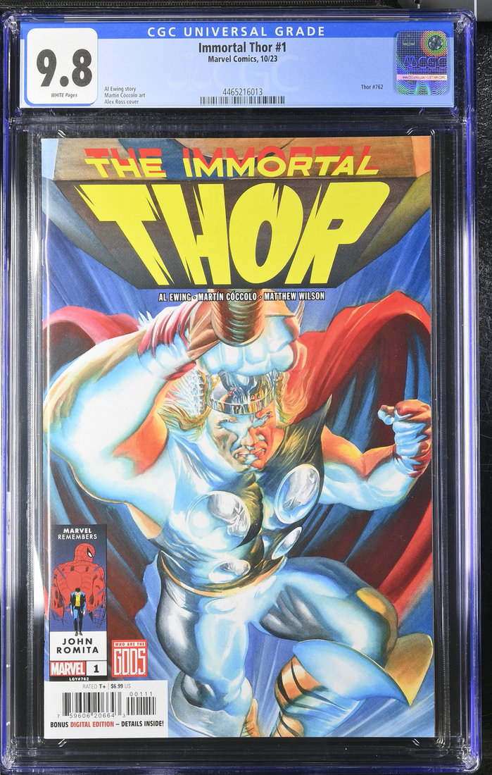 Immortal Thor #1 - Vol. 1 (10/2023) CGC 9.8 - Marvel