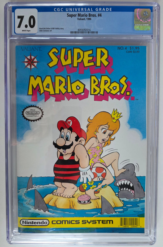 Super Mario Bros #4 - Vol. 1 (01/1990) CGC 7.0 - Valiant
