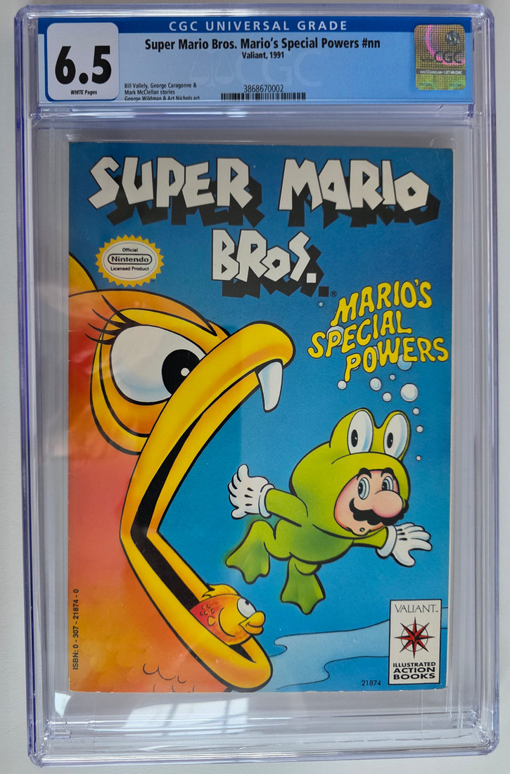 Super Mario Brothers: Mario's Special Powers #1 (01/1991) CGC 6.5 - Valiant