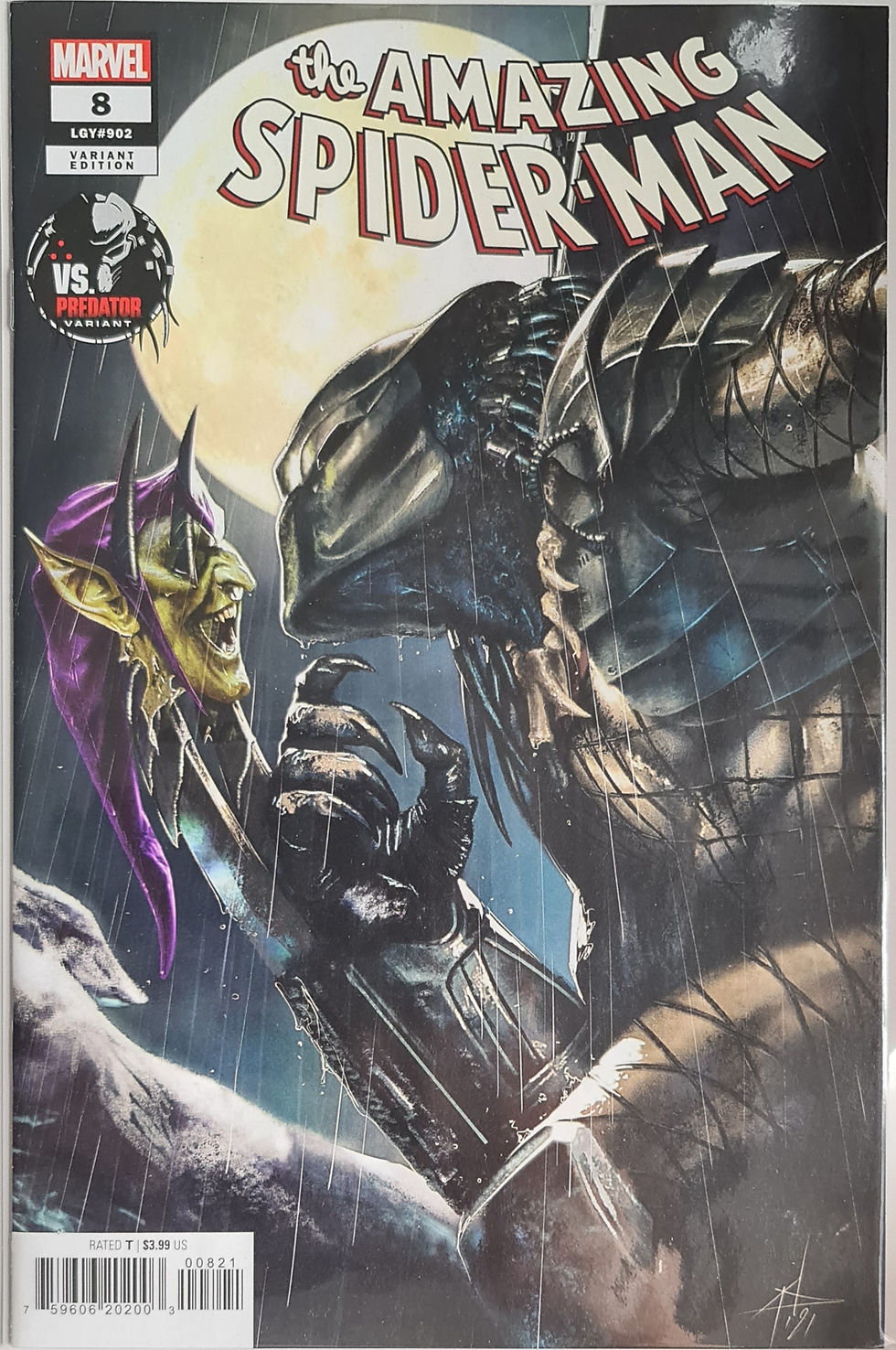 Amazing Spider-Man #8 (10/2022) - Gabriele Dell�Otto Predator Var NM - Marvel