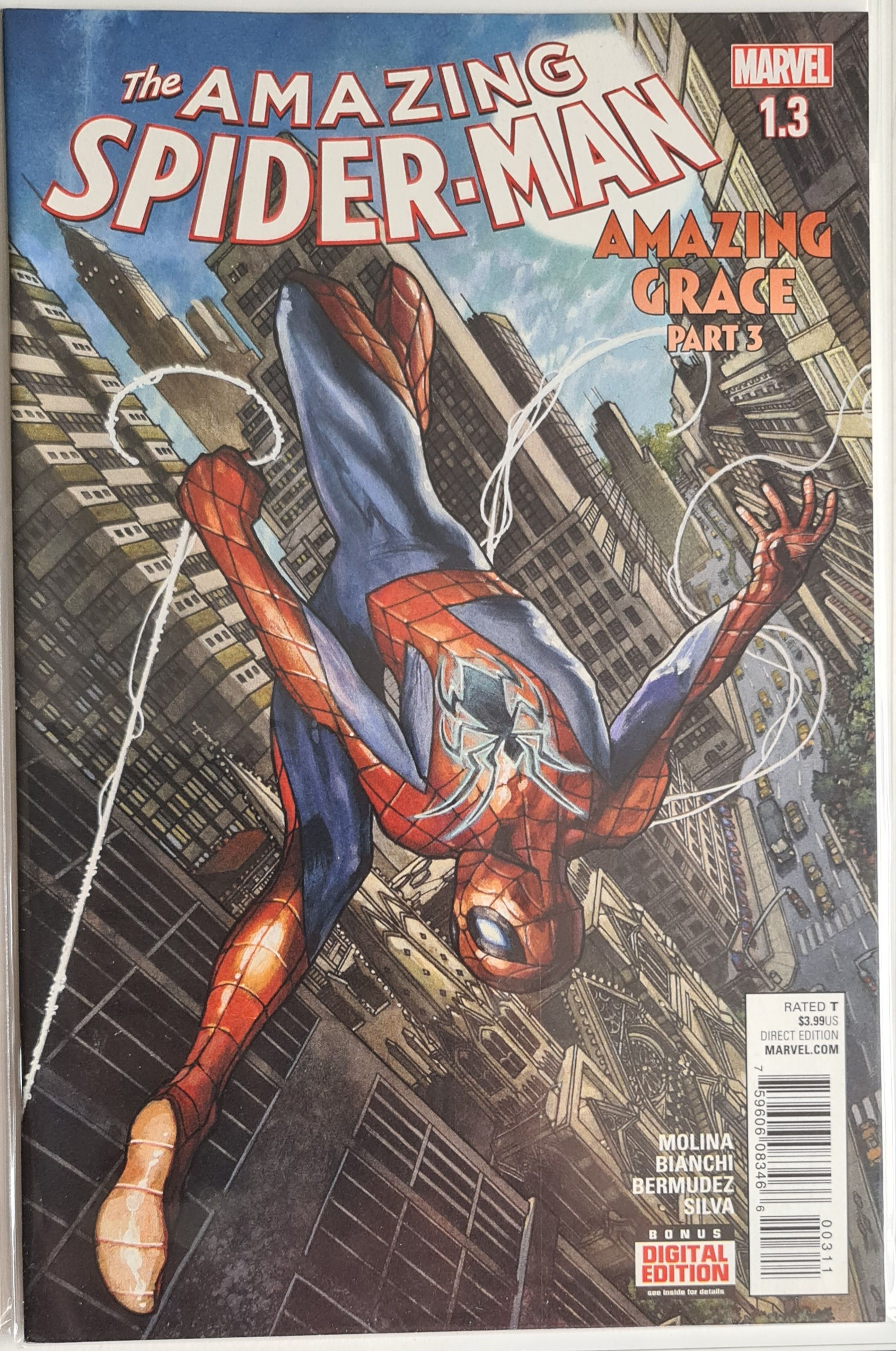 Amazing Spider-Man #1.3 - Vol. 4 (04/2016) - Amazing Grace NM - Marvel