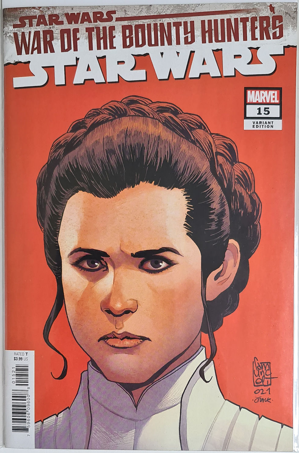 Star Wars #15 (09/2021) Giuseppe Camuncoli Headshot Variant - NM - Marvel