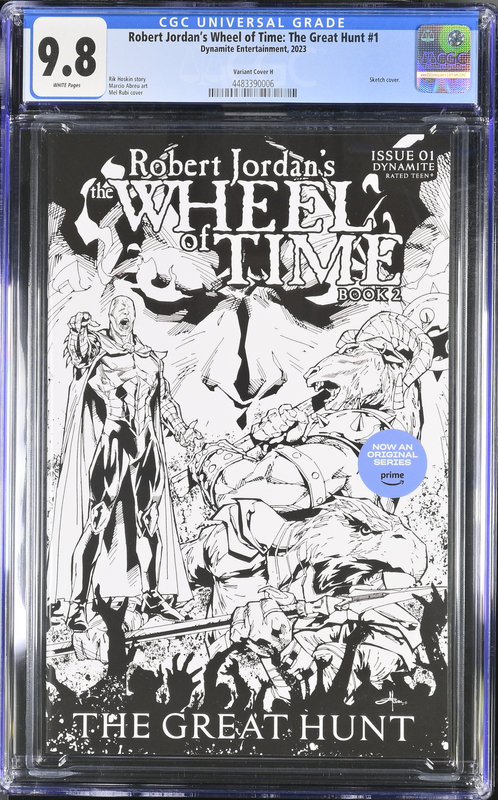 Wheel of Time: Great Hunt #1 (01/2023) - DF Rubi Line Art Var ltd to 100 CGC 9.8