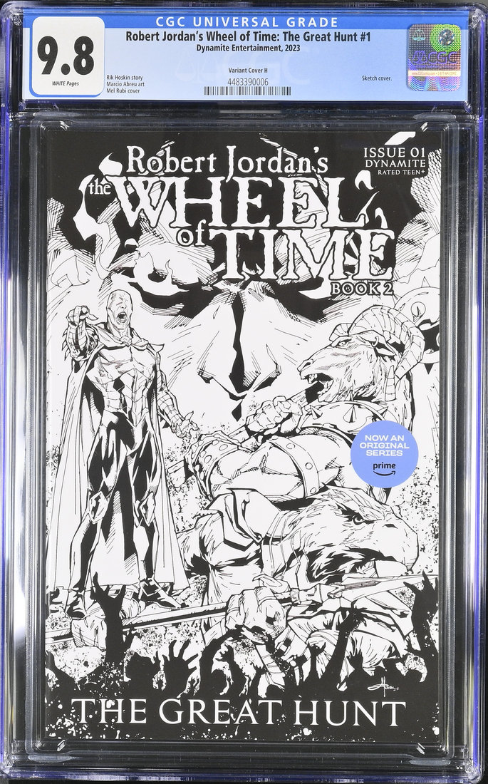Wheel of Time: Great Hunt #1 (01/2023) - DF Rubi Line Art Var ltd to 100 CGC 9.8