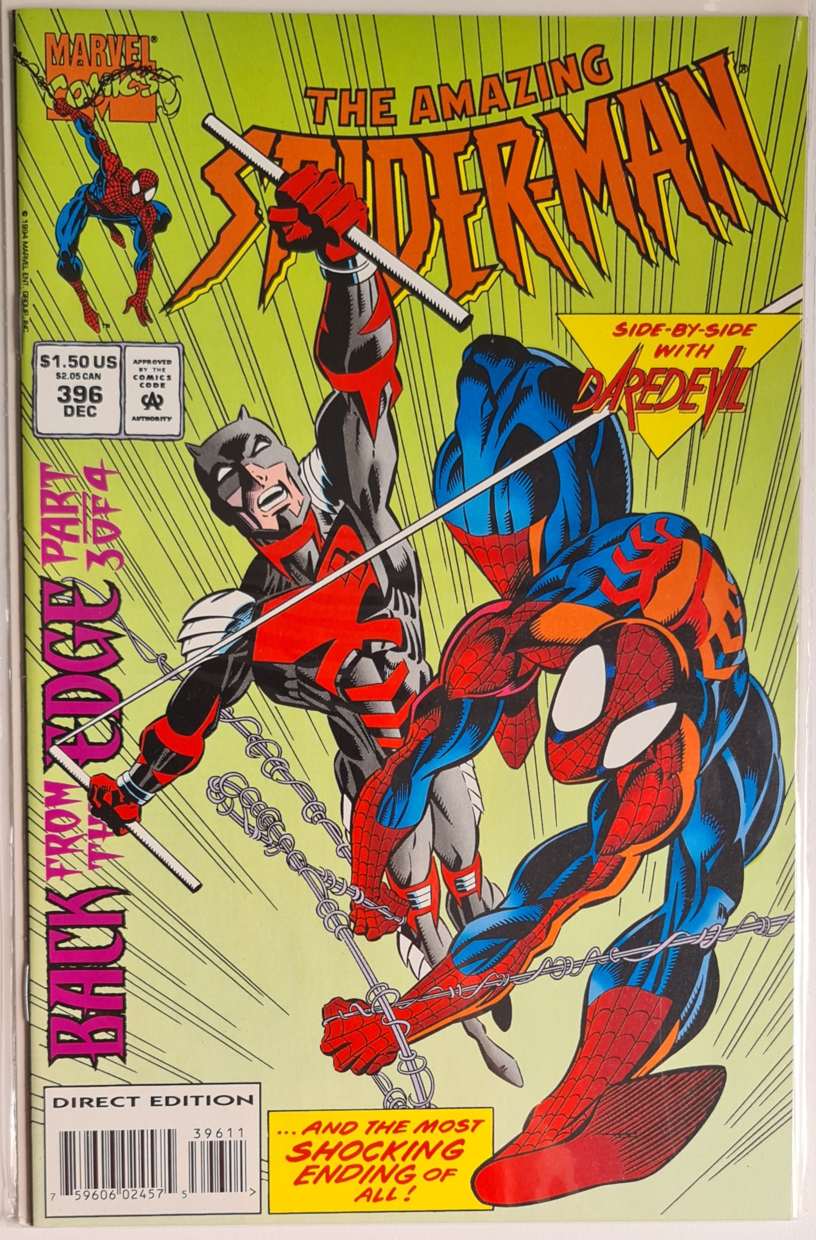 Amazing Spider-Man #396 - Vol. 1 (12/1994) - Direct Edition NM - Marvel