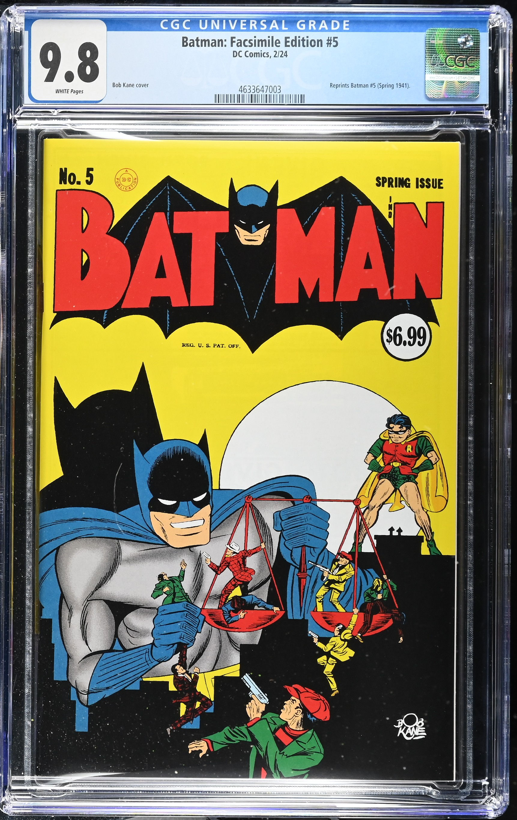 Batman #5 - Vol. 1 (02/2024) - Facsimile Edition CGC 9.8 - DC