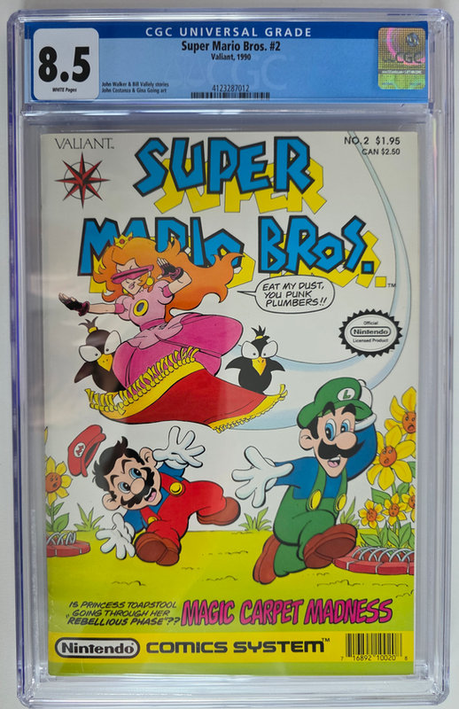 Super Mario Bros #2 - Vol. 1 (01/1990) CGC 8.5 - Valiant