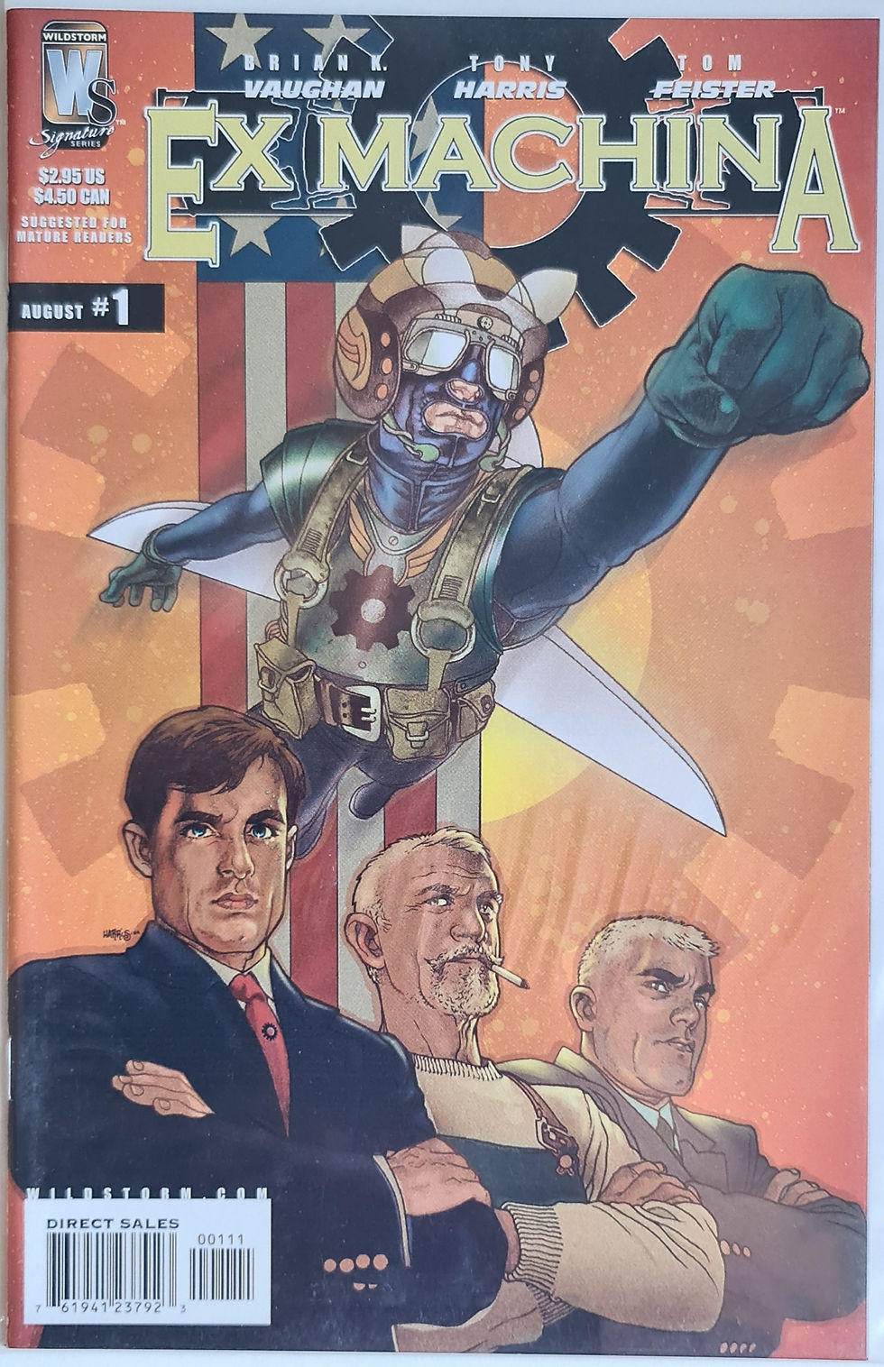 Ex Machina #1 (08/2004) 1st Great Machine, Mitchell Hundred - NM - Wildstorm