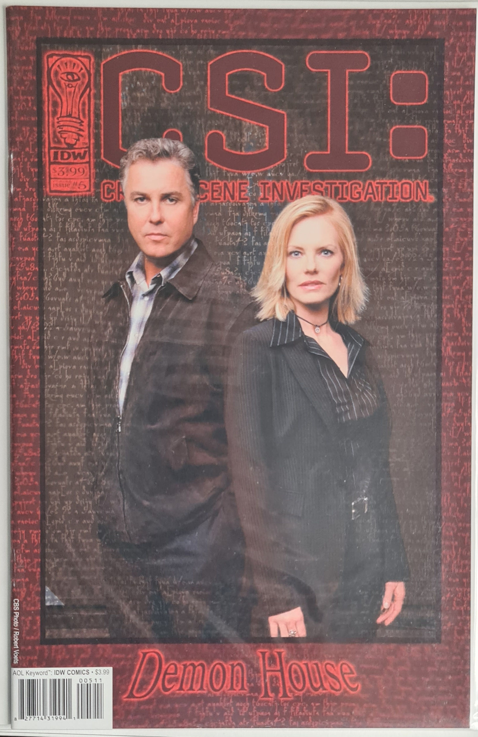 CSI: Crime Scene Investigation - Demon House #5 of 5 (06/2004) NM - IDW